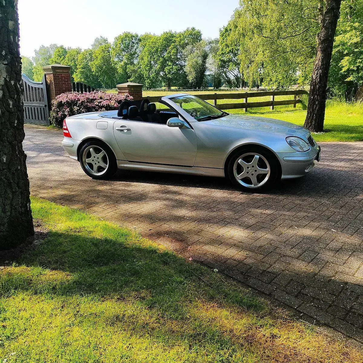 Gebraucht Mercedes SLK320 Edition 218 PS (160 kW) 2002 Silber Cabrio