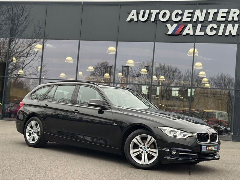Schwarz Gebraucht 2016 BMW 318 Sport Line Kombi | 16.790 € (Fairer Preis) - Bild 1/4