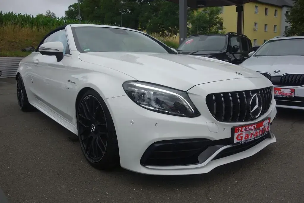 Gebraucht Mercedes C63 AMG AMG 476 PS (350 kW) 2022 Weiß Cabrio
