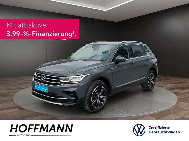 Grau Gebraucht 2022 VW Tiguan Elegance SUV | 32.990 € (Guter Preis) - Bild 1/2