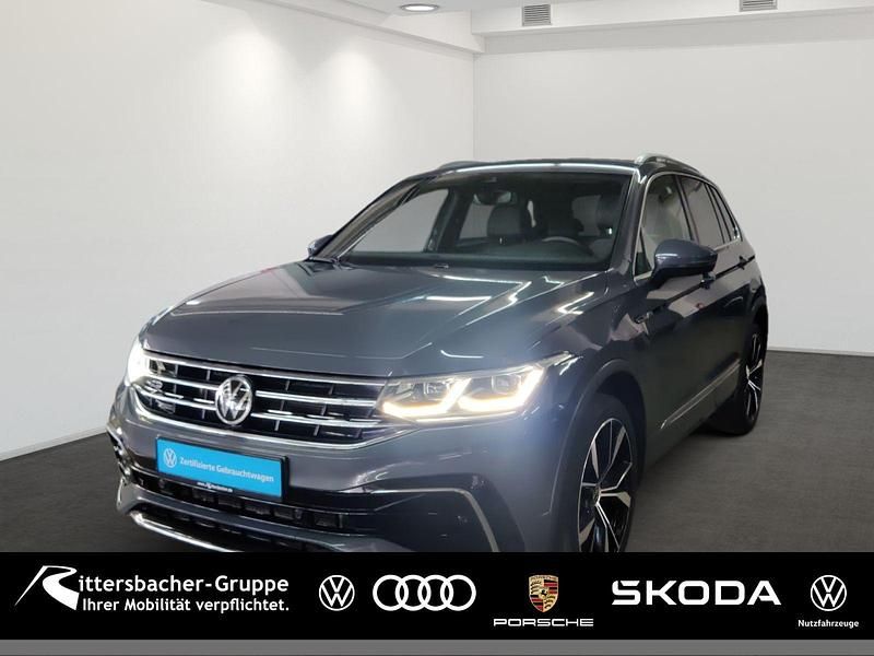 Grau Gebraucht 2021 VW Tiguan R-line SUV | 32.950 € (Fairer Preis) - Bild 1/4