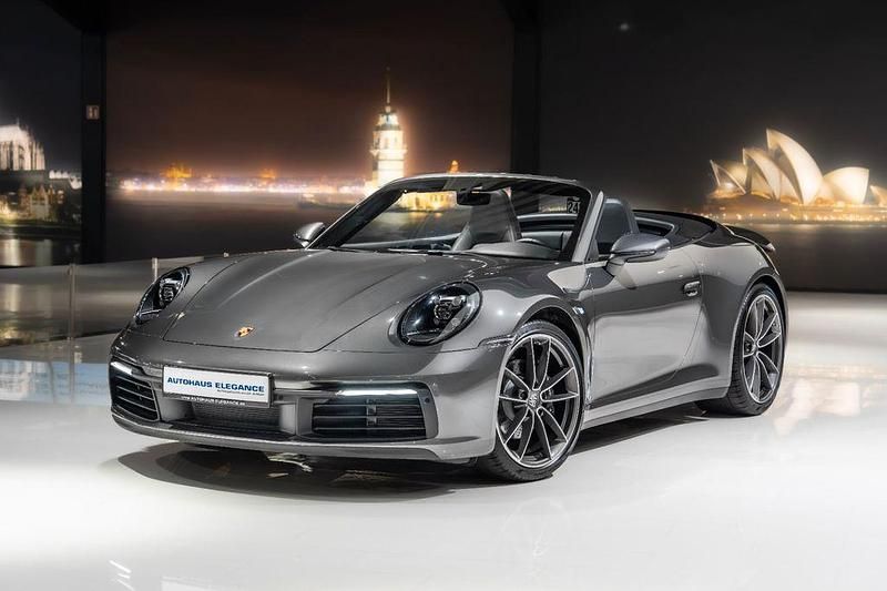 Grau Gebraucht 2022 Porsche 911 Carrera Cabriolet Cabrio | 117.980 € (Superpreis) - Bild 1/4