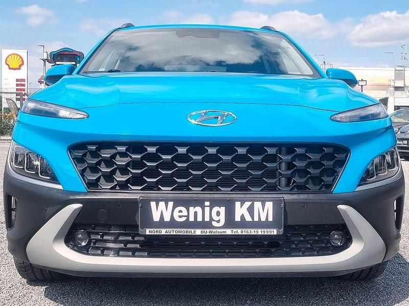 Blau Gebraucht 2021 Hyundai Kona Pure SUV | 17.250 € (Fairer Preis) - Bild 1/4