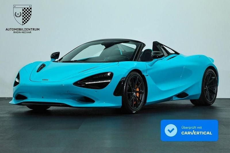 Neu McLaren 750S 751 PS (552 kW) 2025 Blau Cabrio