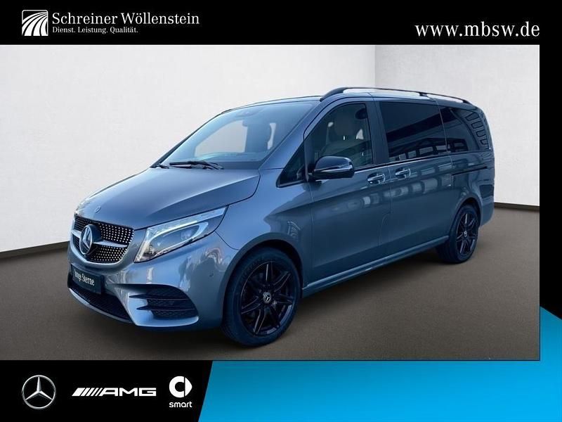 Selenitgrau Gebraucht 2021 Mercedes V300 Avantgarde Edition Van / Kleinbus | 59.230 € (Etwas zu teuer) - Bild 1/4