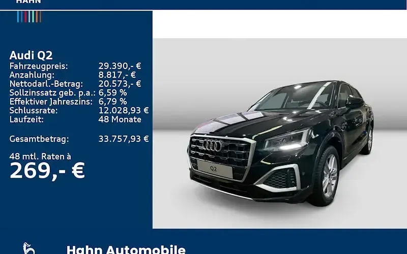 Second-hand Audi Q2 Advanced Plus 116 CP (85 kW) 2026 Negru SUV