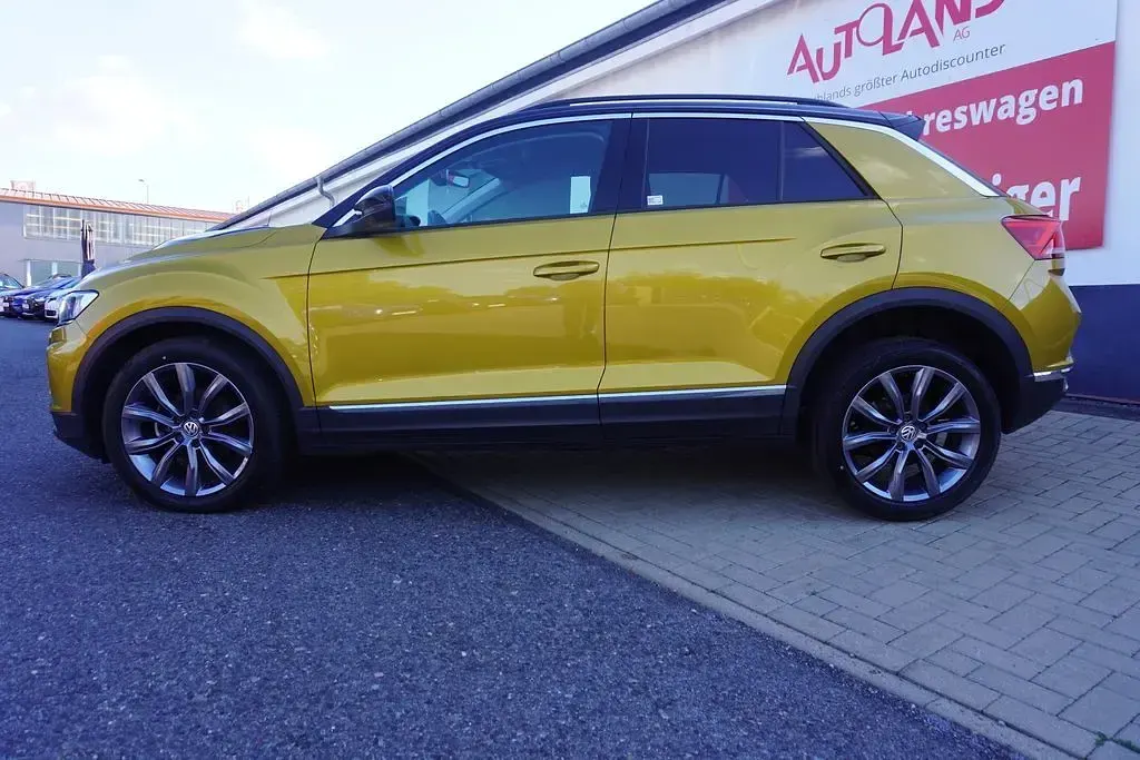 Gebraucht VW T-Roc Style 150 PS (110 kW) 2019 Gelb SUV