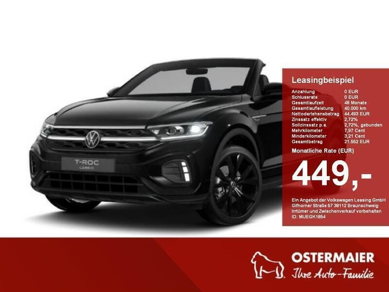 Deep black perleffekt / schwarz Neu 2025 VW T-Roc R-line SUV | 43.300 € (Etwas zu teuer) - Bild 1/3