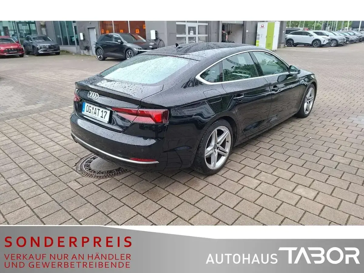 Gebraucht Audi A5 Sportback S-Line 190 PS (139 kW) 2019 Brillantschwarz Kleinwagen