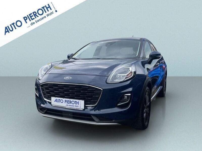 Blau Gebraucht 2021 Ford Puma Titanium SUV | 17.450 € (Fairer Preis) - Bild 1/4