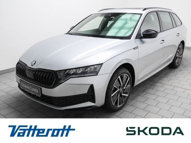 Brilliantsilber metallic Neu 2024 Skoda Octavia SportLine Kombi | 41.650 € - Bild 1/4