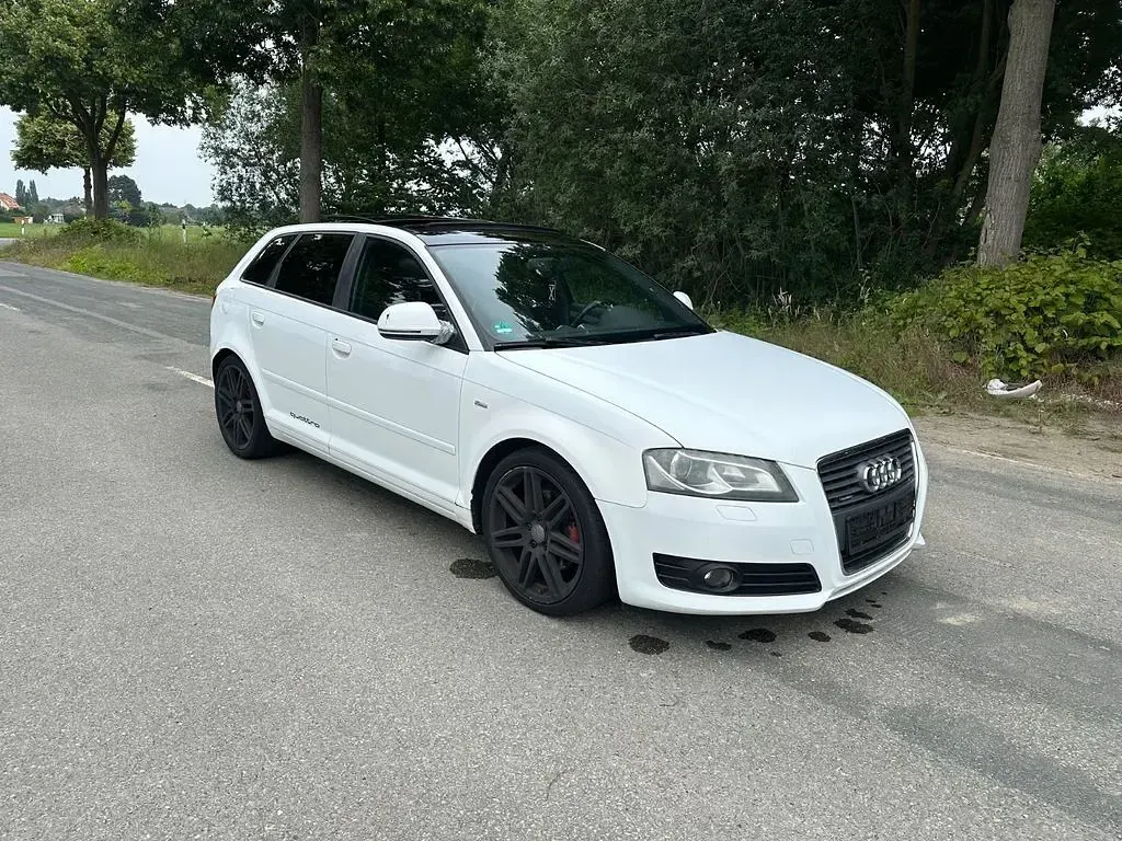 Gebraucht Audi A3 S-Line 170 PS (125 kW) 2009 Weiß Kleinwagen