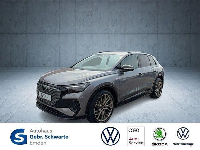 Grau Gebraucht 2021 Audi Q4 e-tron S-Line SUV | 30.990 € (Etwas zu teuer) - Bild 1/4