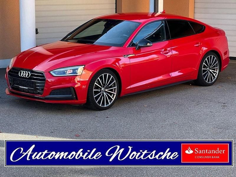 Rot Gebraucht 2020 Audi A5 Sportback S-Line Limousine | 27.500 € (Superpreis) - Bild 1/4