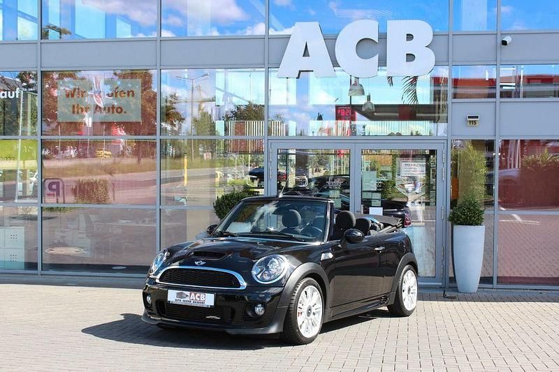 Schwarz Gebraucht 2013 Mini John Cooper Works Cabriolet Chili Cabrio | 15.900 € (Fairer Preis) - Bild 1/4