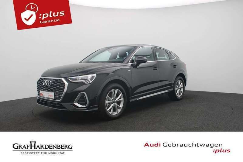 Mythosschwarz metallic Gebraucht 2025 Audi Q3 Sportback S-Line SUV | 49.980 € (Teuer) - Bild 1/4