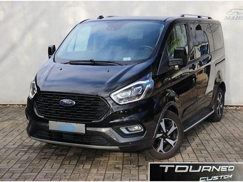 Obsidianschwarz Gebraucht 2022 Ford Tourneo Custom Active Van | 36.460 € (Superpreis) - Bild 1/3