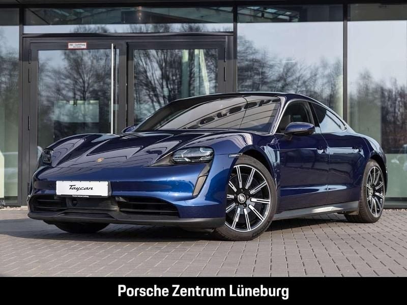 Enzianblaumetallic Gebraucht 2021 Porsche Taycan 4S Limousine | 63.890 € (Fairer Preis) - Bild 1/4