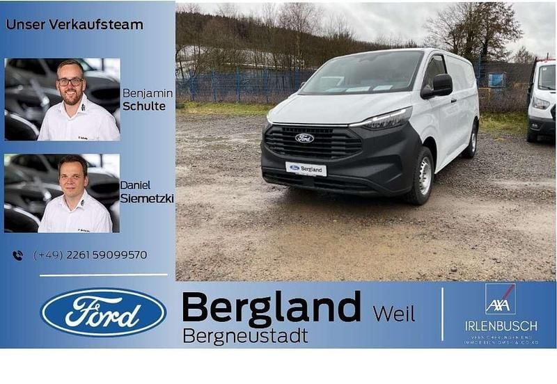 Frozen white Neu 2025 Ford Transit Custom Basis Van / Kleinbus | 32.594 € (Superpreis) - Bild 1/4