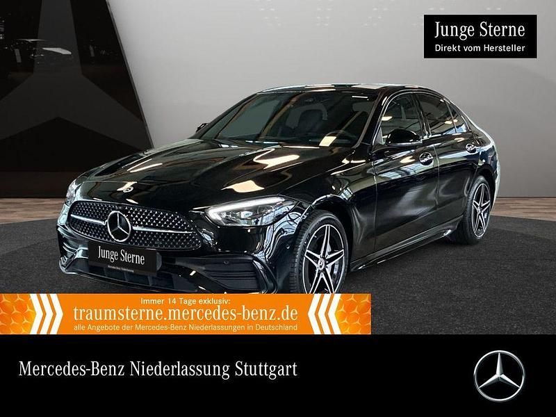 Schwarz Gebraucht 2024 Mercedes C300e Premium Limousine | 48.990 € (Fairer Preis) - Bild 1/3