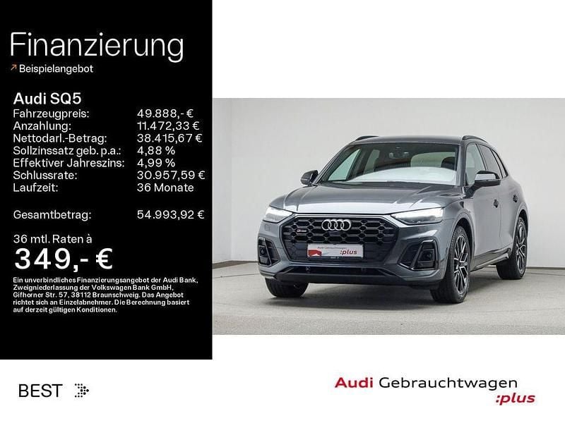 Daytonagrau perleffekt (metallic) Gebraucht 2022 Audi SQ5 Sport SUV | 49.888 € (Guter Preis) - Bild 1/4