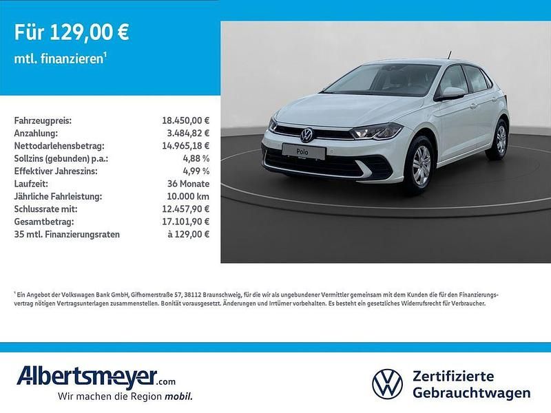 Weiß Gebraucht 2025 VW Polo Limousine | 18.450 € (Fairer Preis) - Bild 1/4