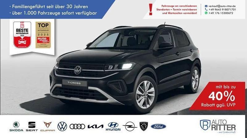 Schwarz Neu 2025 VW T-Cross Life SUV | 26.790 € (Guter Preis) - Bild 1/4