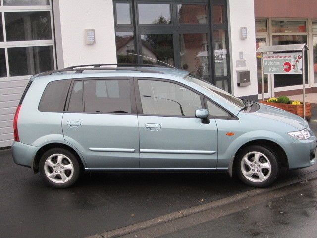 Gebraucht Mazda Premacy Active 101 PS (74 kW) 2003 Blau metallic Van / Kleinbus