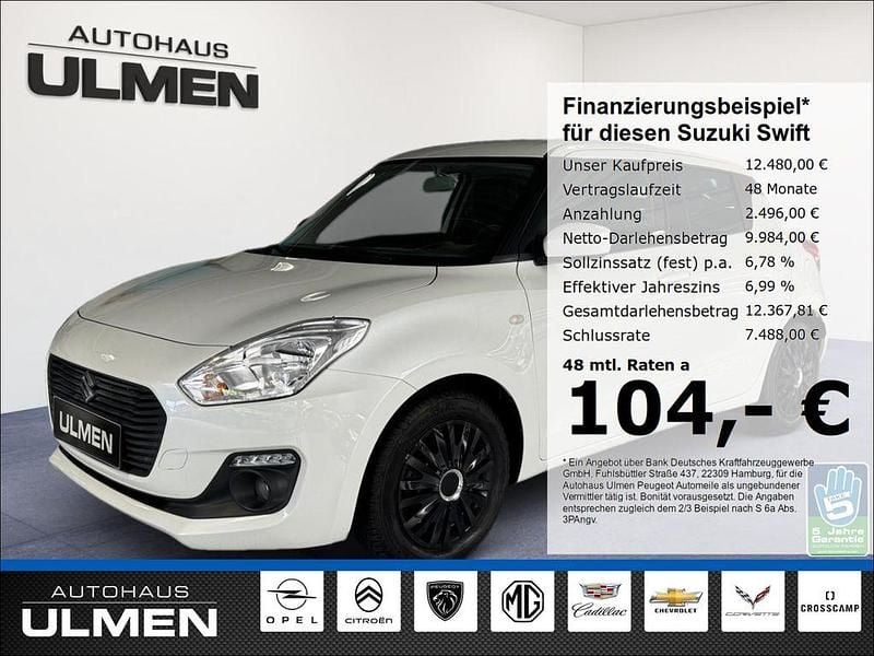 Weiss Gebraucht 2019 Suzuki Swift Comfort Limousine | 12.480 € (Guter Preis) - Bild 1/4