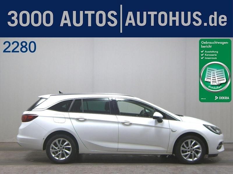 Schnee weiss Gebraucht 2020 Opel Astra Elegance Kombi | 7.280 € (Superpreis) - Bild 1/2