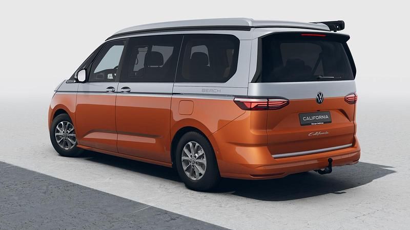 Neu VW California Edition 150 PS (110 kW) 2025 Monosilber metallic / energetic orange metallic Van