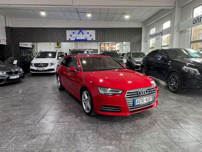 Tangorot metallic Gebraucht 2017 Audi A4 S-Line Kombi | 20.900 € (Fairer Preis) - Bild 1/4