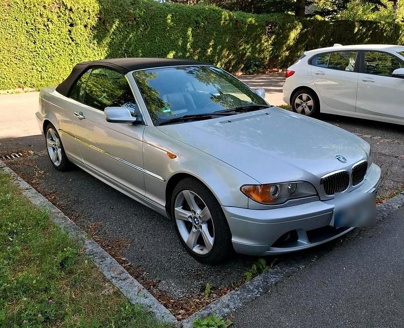 Silber Gebraucht 2003 BMW 330 Cabriolet Cabrio | 9.800 € (Superpreis) - Bild 1/4