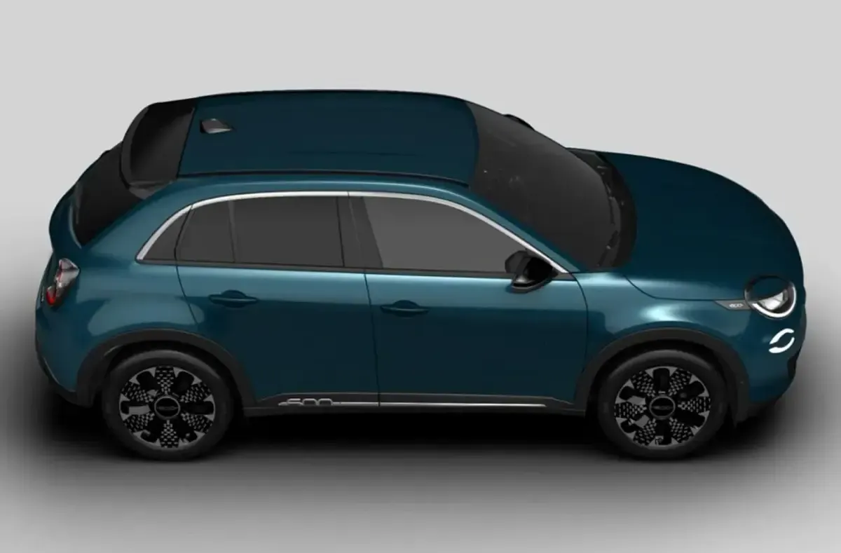 Neu Fiat 600 La Prima 136 PS (100 kW) 2026 Mare grün sonderlackierung SUV