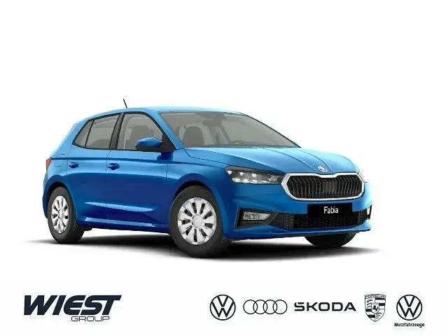 Neu Skoda Fabia Essence 95 PS (69 kW) 2026 Raceblau metallic Limousine