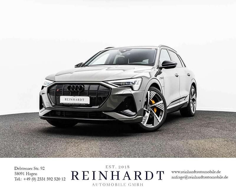 Gebraucht Audi e-tron Black Edition 300 kW (408 PS) 2022 Chronosgrau metallic SUV