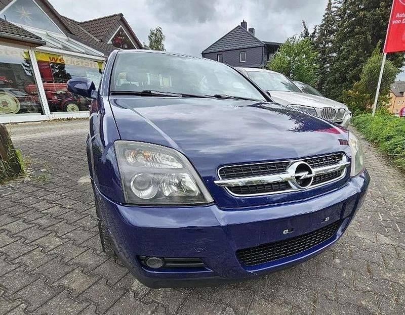 Royalblau h: u2/f:atlantikblau Gebraucht 2003 Opel Vectra GTS Limousine | 3.490 € - Bild 1/4