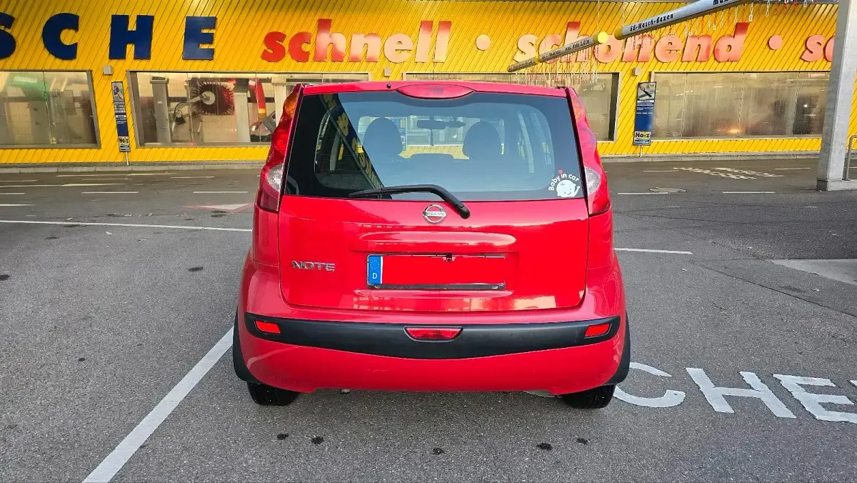 Gebraucht Nissan Note Acenta 88 PS (64 kW) 2006 Rot Kleinwagen