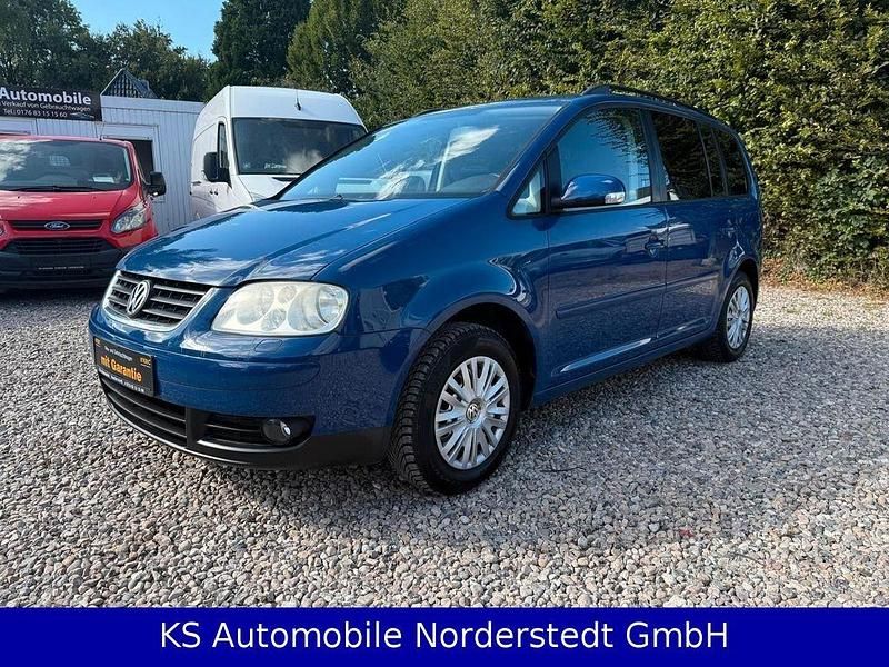 Blau Gebraucht 2005 VW Touran Trendline Van / Kleinbus | 3.300 € (Fairer Preis) - Bild 1/4