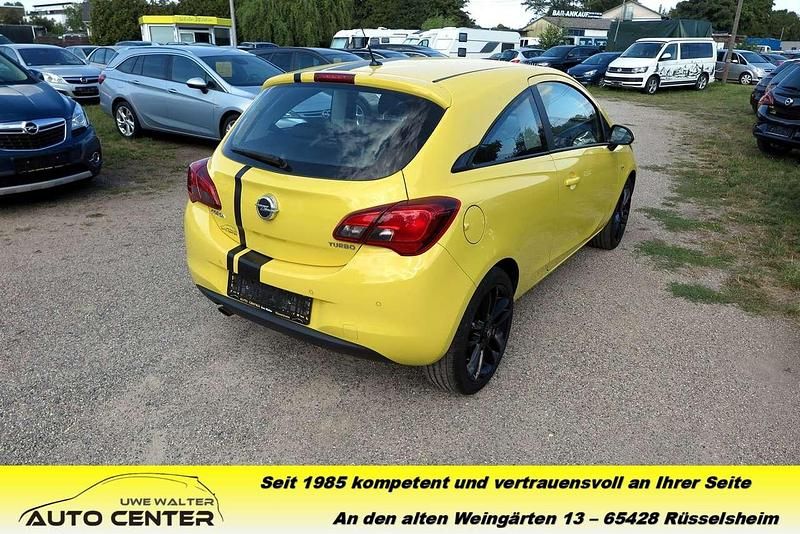 Gebraucht Opel Corsa Edition 101 PS (74 kW) 2016 Gelb Limousine