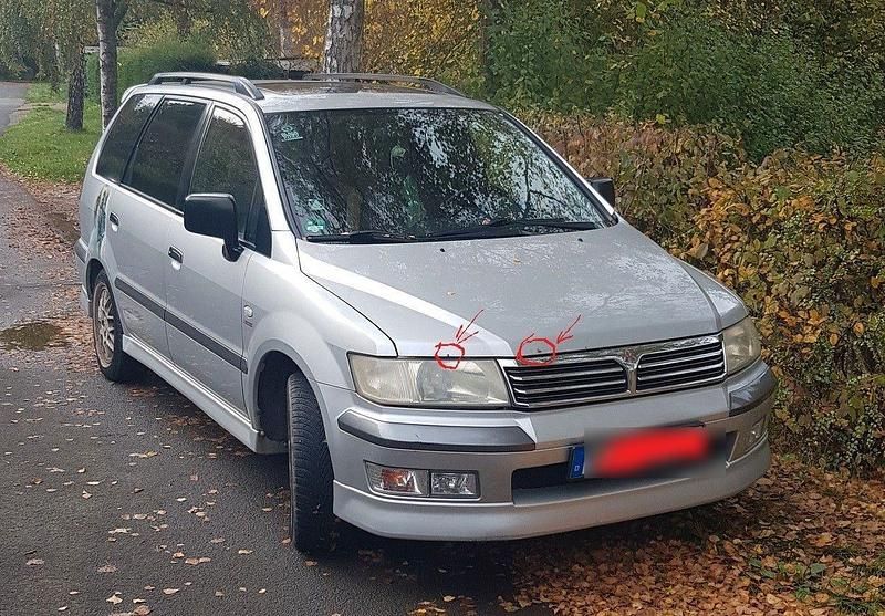 Gebraucht Mitsubishi Space Wagon Motion 147 PS (108 kW) 2003 Silber Van / Kleinbus