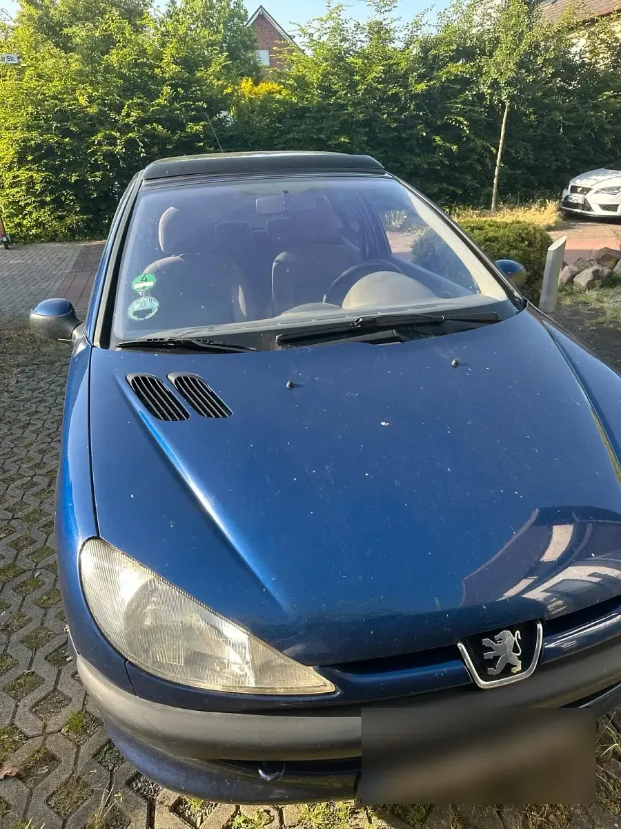 Gebraucht Peugeot 206 60 PS (44 kW) 2001 Blau Kleinwagen