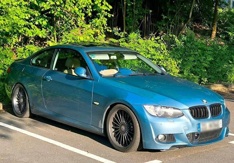 Blau Gebraucht 2008 BMW 335 Performance Coupé | 17.999 € (Fairer Preis) - Bild 1/4