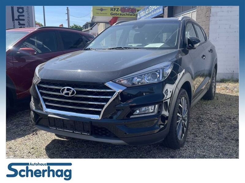 Schwarz (phantom black) Gebraucht 2020 Hyundai Tucson Advantage SUV | 16.990 € (Guter Preis) - Bild 1/4