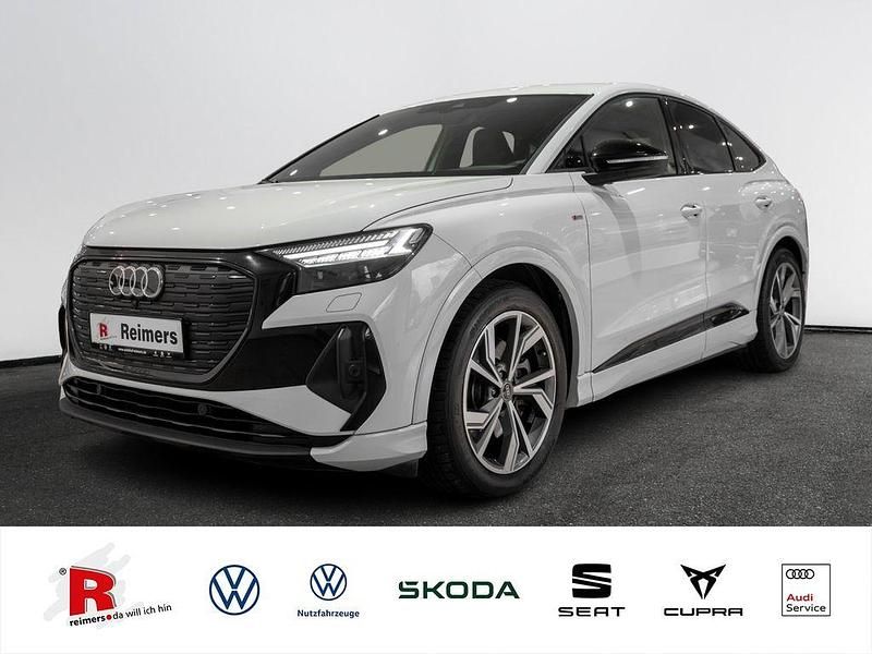 Weiß Gebraucht 2021 Audi Q4 Sportback e-tron Sport SUV | 31.990 € (Fairer Preis) - Bild 1/4