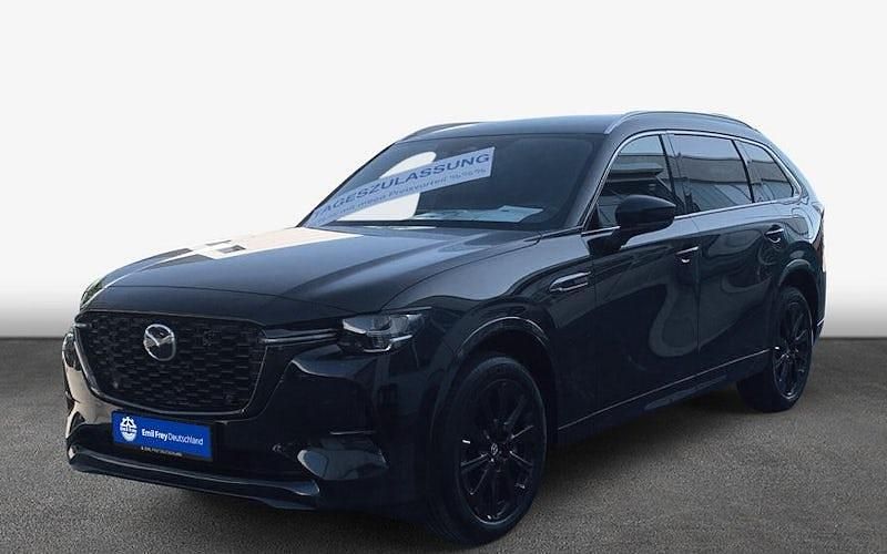 Schwarz Gebraucht 2025 Mazda CX-80 Homura-Line SUV | 57.299 € (Etwas zu teuer) - Bild 1/4