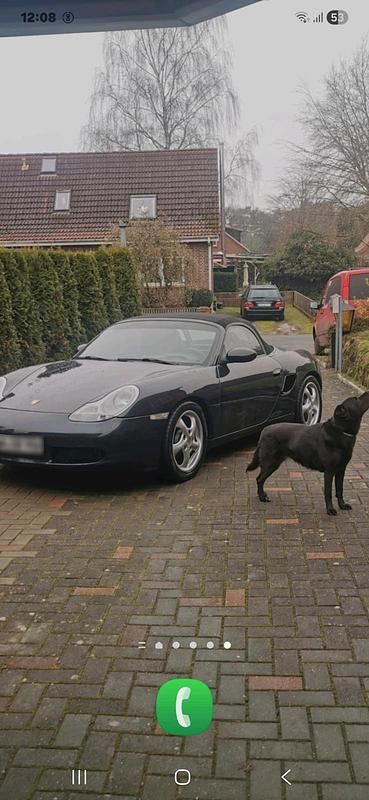 Gebraucht Porsche Boxster 220 PS (161 kW) 2000 Schwarz Cabrio