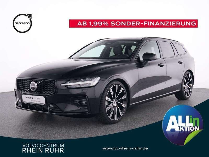 Schwarz onyx black / metallic Gebraucht 2023 Volvo V60 Plus Kombi | 37.890 € (Fairer Preis) - Bild 1/4