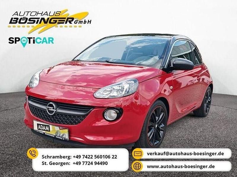 Fire red (uni) Gebraucht 2013 Opel Adam Slam Kleinwagen | 7.390 € (Teuer) - Bild 1/4