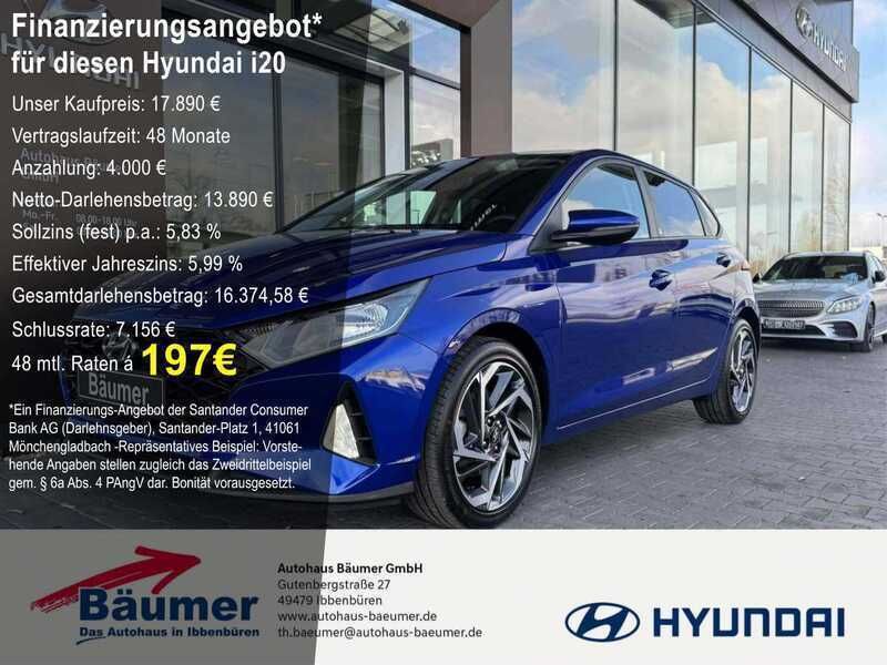 Andere farbe Gebraucht 2022 Hyundai i20 Edition 30+ Kleinwagen | 17.890 € (Fairer Preis) - Bild 1/4